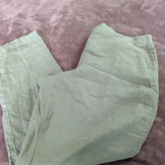 J Jill Tan Linen Pants - Picture 8 of 8